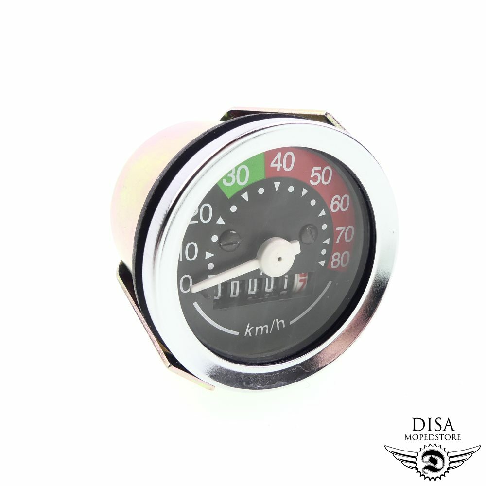 Tacho 48 mm Tachometer 0 80 km h für Puch Maxi DISA Mopedstore Neu