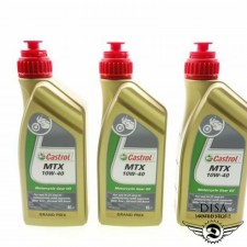 3 Liter SAE 10W-40 Castrol MTX Getriebeöl Motorrad Roller 2 und 4 Takt 