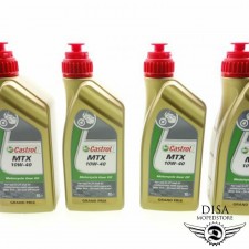 4 Liter SAE 10W-40 Castrol MTX Getriebeöl Motorrad Roller 2 und 4 Takt 