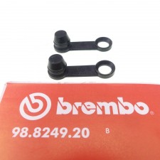 2x BREMBO Staubkappe Gummikappe mit Lasche für Entlüfterschraube 105150220 