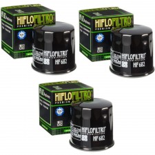 3x Ölfilter Oil Filter Hiflo HF682 für Triton Reactor 450R CF Moto Everest500 