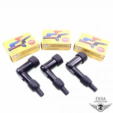 Zündkerzenstecker Set 3 x NGK LB05F für Mofa Moped Mokick Roller Scooter 