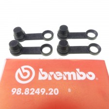 4x BREMBO Staubkappe Gummikappe mit Lasche für Entlüfterschraube 105150220 