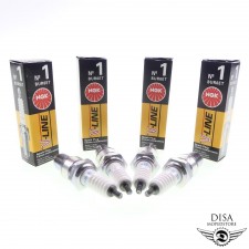 4x NGK BUR6ET V-Line Zündkerze 2876 für Audi 80 90 100 200 A6 Seat Ibiza 