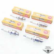 4x NGK Zündkerze B6HS 4er Pack für Hercules Piaggio Puch Vespa Yamaha Kreidler 