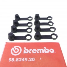 8x BREMBO Staubkappe Gummikappe mit Lasche für Entlüfterschraube 105150220 