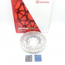 Brembo Bremsscheibe + Bremsbeläge Bremse hinten für BMW R100 R 100 1000 RS S 07BB1408, 68B407B1 