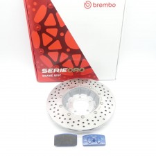 Brembo Bremsscheibe + Bremsbeläge vorne für BMW R 60 75 80 90 100 S RS RT T 