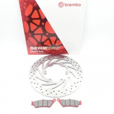 Brembo Bremsscheibe Bremse vorne + Bremsbeläge für BMW F 650 800 G 650 GS ST PD 