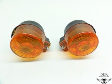 Kreidler Flory Blinker Paar Satz Set Mofa Moped Mokick KKR Rund NEU * 