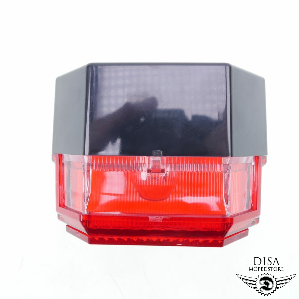 Rücklicht mit Bremslicht Rückleuchte eckig für Puch Maxi  DISA Mopedstore  Neu- und Gebrauchtteile für Mopeds, Mofas, Roller und Motorräder